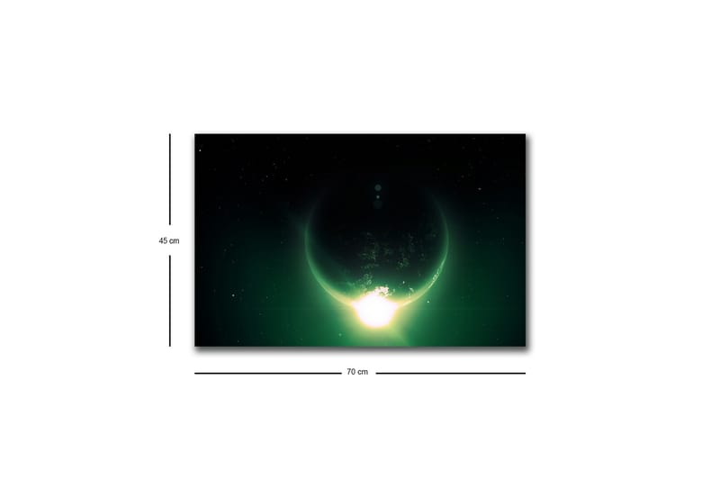 Väggdekor LED-belysning Canvas Målning - Inredning & dekor - Tavlor & konst - Canvastavla