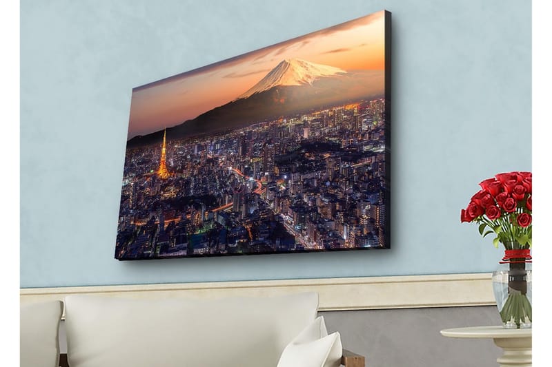 Väggdekor LED-belysning Canvas Målning - Inredning & dekor - Tavlor & konst - Canvastavla
