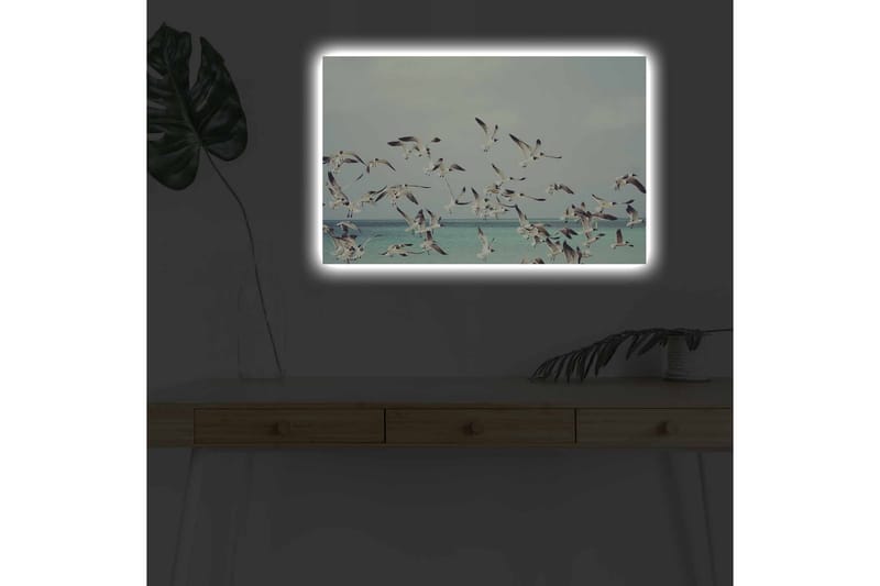 Väggdekor LED-belysning Canvas Målning - Inredning & dekor - Tavlor & konst - Canvastavla