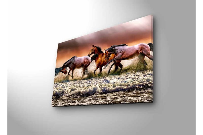 Väggdekor LED-belysning Canvas Målning - Inredning & dekor - Tavlor & konst - Canvastavla