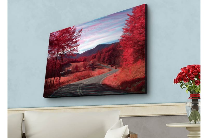 Väggdekor LED-belysning Canvas Målning - Inredning & dekor - Tavlor & konst - Canvastavla