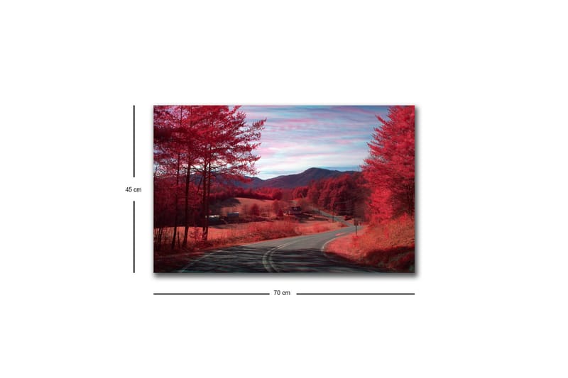 Väggdekor LED-belysning Canvas Målning - Inredning & dekor - Tavlor & konst - Canvastavla
