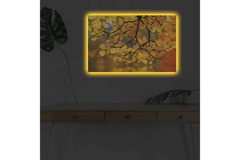 Väggdekor LED-belysning Canvas Målning - Inredning & dekor - Tavlor & konst - Canvastavla