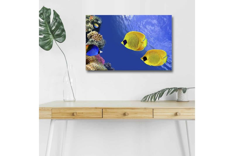 Väggdekor LED-belysning Canvas Målning - Inredning & dekor - Tavlor & konst - Canvastavla
