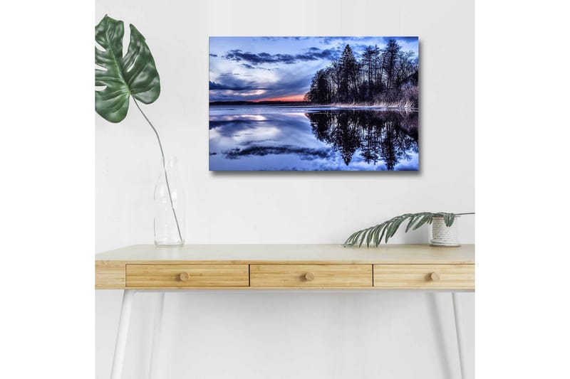 Väggdekor LED-belysning Canvas Målning - Inredning & dekor - Tavlor & konst - Canvastavla