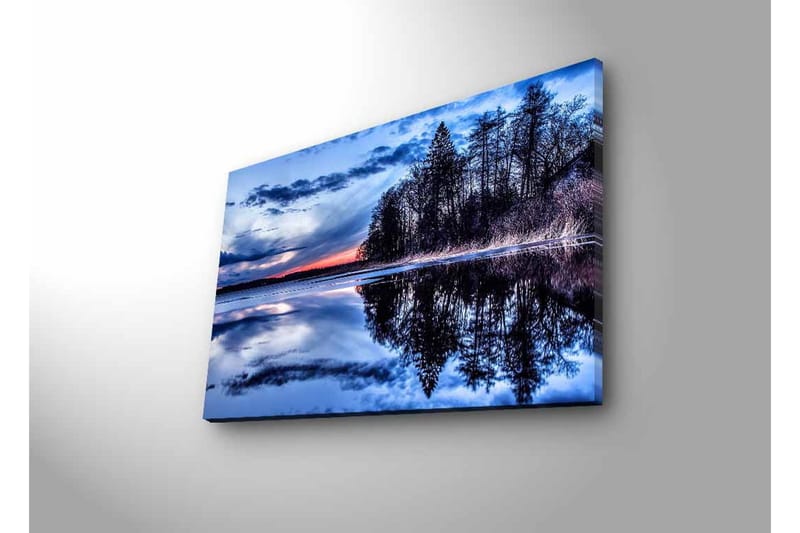 Väggdekor LED-belysning Canvas Målning - Inredning & dekor - Tavlor & konst - Canvastavla