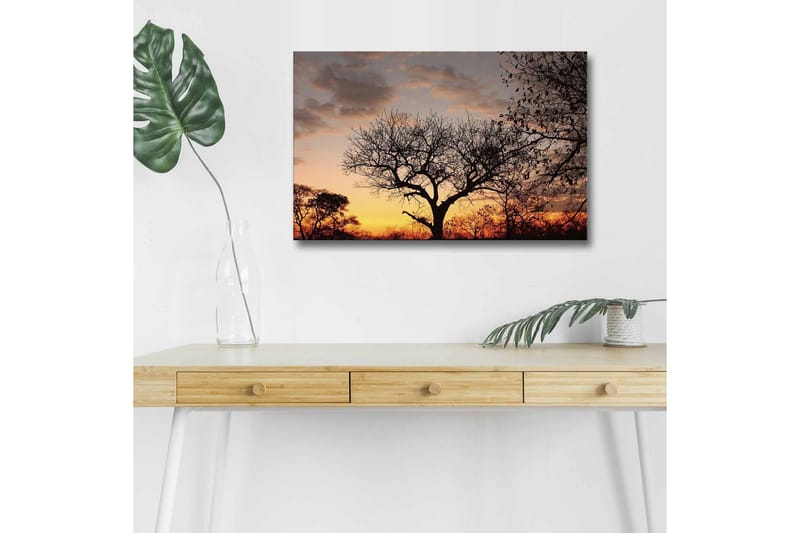 Väggdekor LED-belysning Canvas Målning - Inredning & dekor - Tavlor & konst - Canvastavla