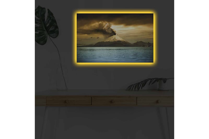 Väggdekor LED-belysning Canvas Målning - Inredning & dekor - Tavlor & konst - Canvastavla