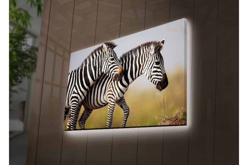 Väggdekor LED-belysning Canvas Målning - Inredning & dekor - Tavlor & konst - Canvastavla