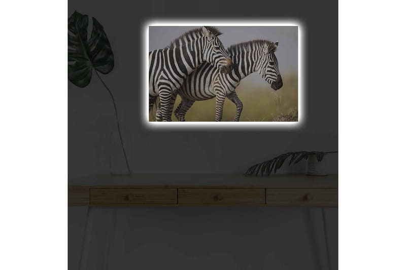 Väggdekor LED-belysning Canvas Målning - Inredning & dekor - Tavlor & konst - Canvastavla