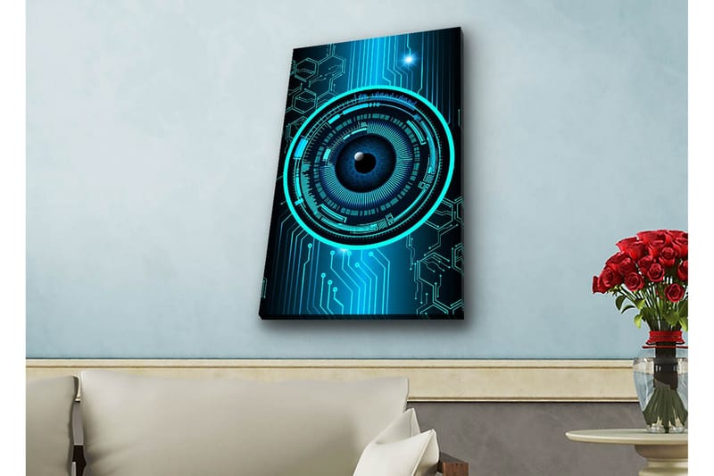 Väggdekor LED-belysning Canvas Målning - Inredning & dekor - Tavlor & konst - Canvastavla