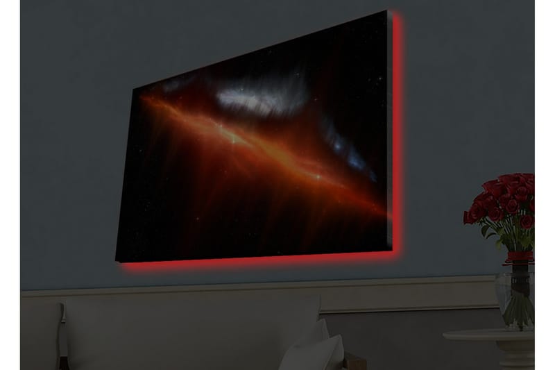 Väggdekor LED-belysning Canvas Målning - Inredning & dekor - Tavlor & konst - Canvastavla