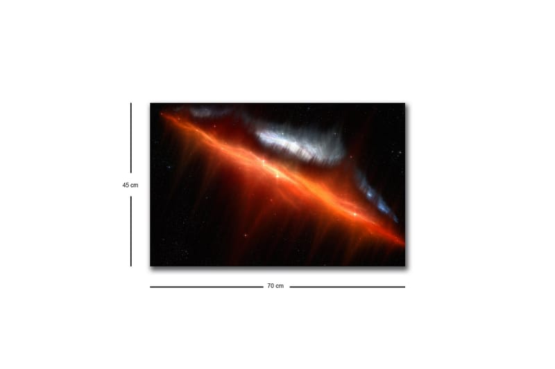Väggdekor LED-belysning Canvas Målning - Inredning & dekor - Tavlor & konst - Canvastavla