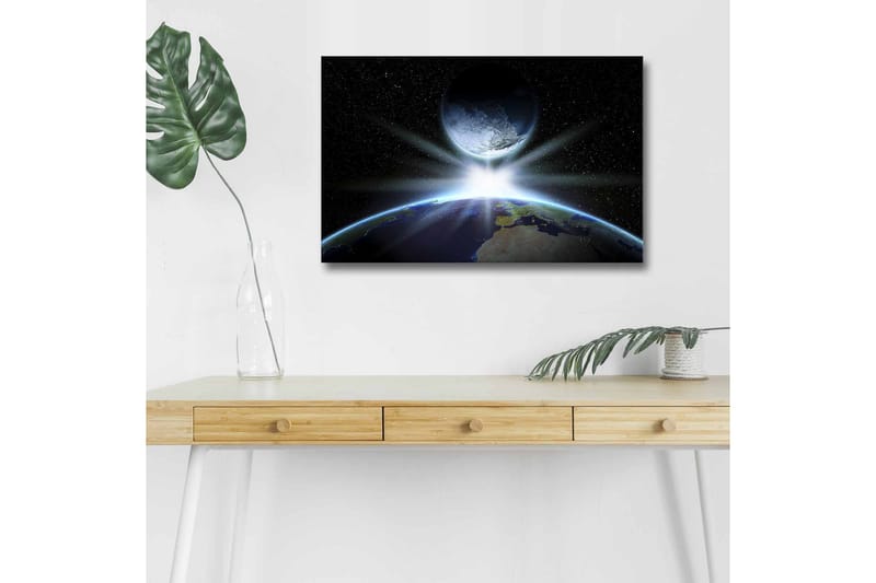 Väggdekor LED-belysning Canvas Målning - Inredning & dekor - Tavlor & konst - Canvastavla