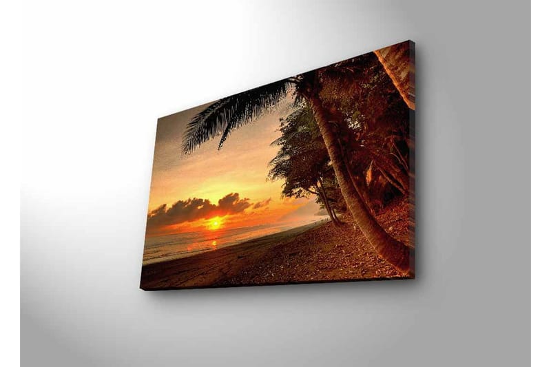 Väggdekor LED-belysning Canvas Målning - Inredning & dekor - Tavlor & konst - Canvastavla