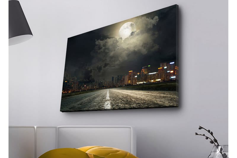 Väggdekor LED-belysning Canvas Målning - Inredning & dekor - Tavlor & konst - Canvastavla