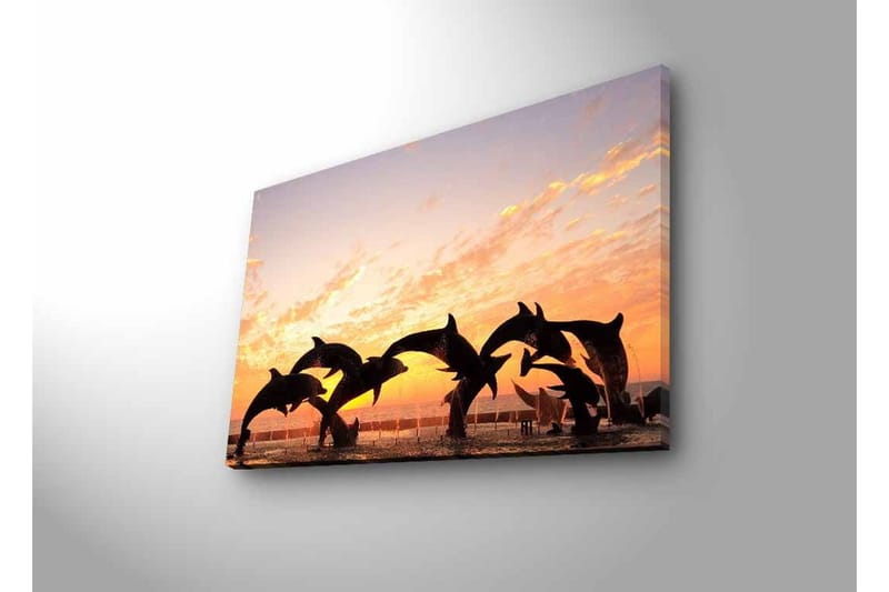 Väggdekor LED-belysning Canvas Målning - Inredning & dekor - Tavlor & konst - Canvastavla