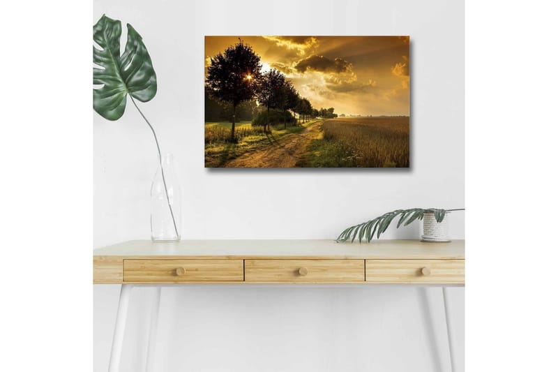 Väggdekor LED-belysning Canvas Målning - Inredning & dekor - Tavlor & konst - Canvastavla