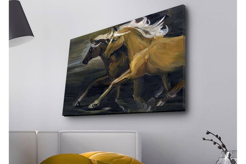 Väggdekor LED-belysning Canvas Målning - Inredning & dekor - Tavlor & konst - Canvastavla
