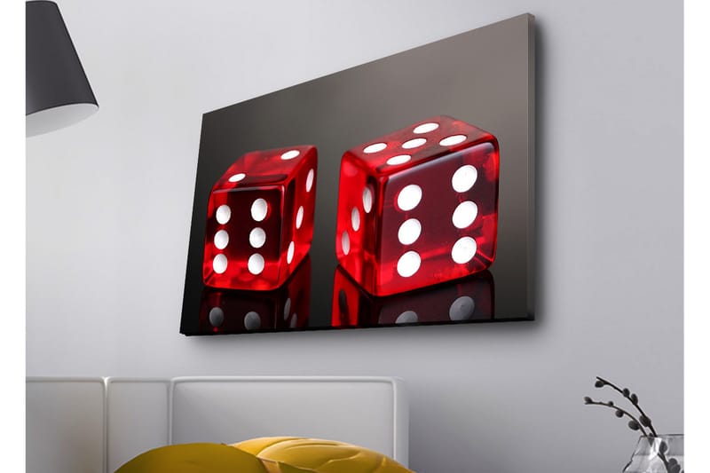 Väggdekor LED-belysning Canvas Målning - Inredning & dekor - Tavlor & konst - Canvastavla