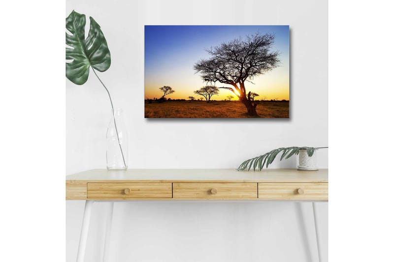 Väggdekor LED-belysning Canvas Målning - Inredning & dekor - Tavlor & konst - Canvastavla