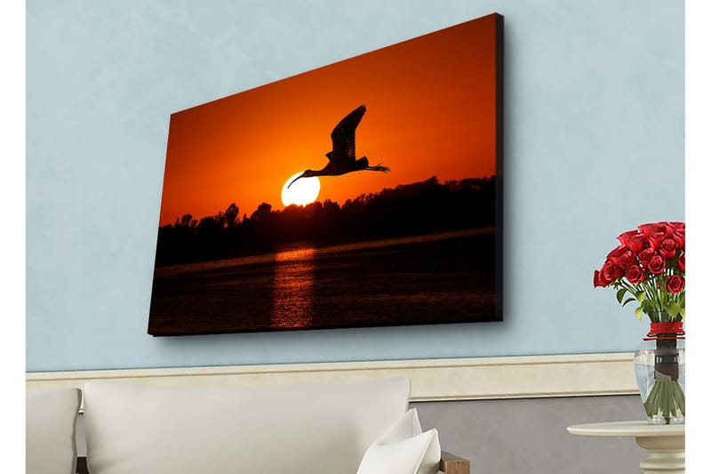 Väggdekor LED-belysning Canvas Målning - Inredning & dekor - Tavlor & konst - Canvastavla