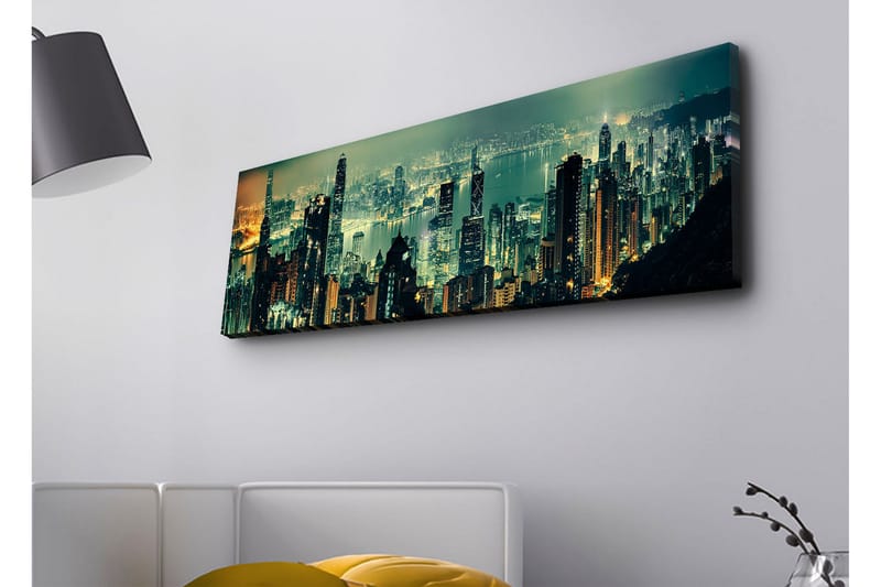 Väggdekor LED-belysning Canvas Målning - Inredning & dekor - Tavlor & konst - Canvastavla