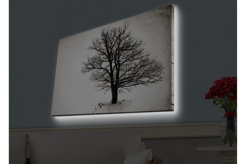 Väggdekor LED-belysning Canvas Målning - Inredning & dekor - Tavlor & konst - Canvastavla