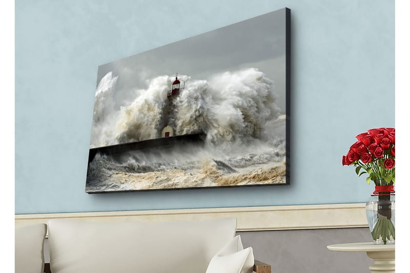 Väggdekor LED-belysning Canvas Målning - Inredning & dekor - Tavlor & konst - Canvastavla