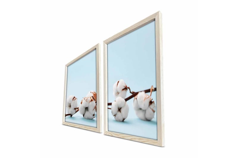 Väggdekor MDF Målning 2 Delar - Inredning & dekor - Tavlor & konst - Canvastavla