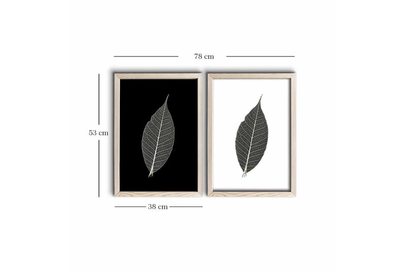 Väggdekor MDF Målning 2 Delar - Inredning & dekor - Tavlor & konst - Canvastavla