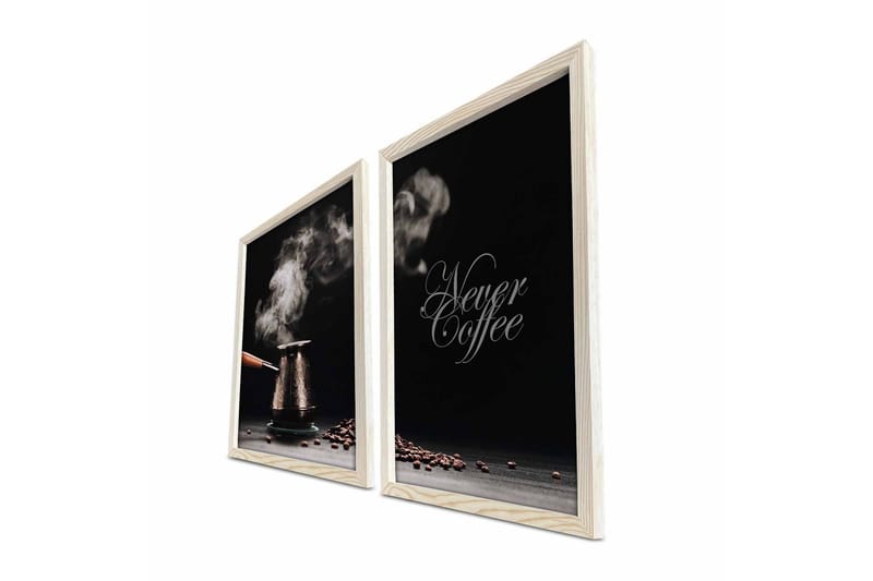 Väggdekor MDF Målning 2 Delar - Inredning & dekor - Tavlor & konst - Canvastavla