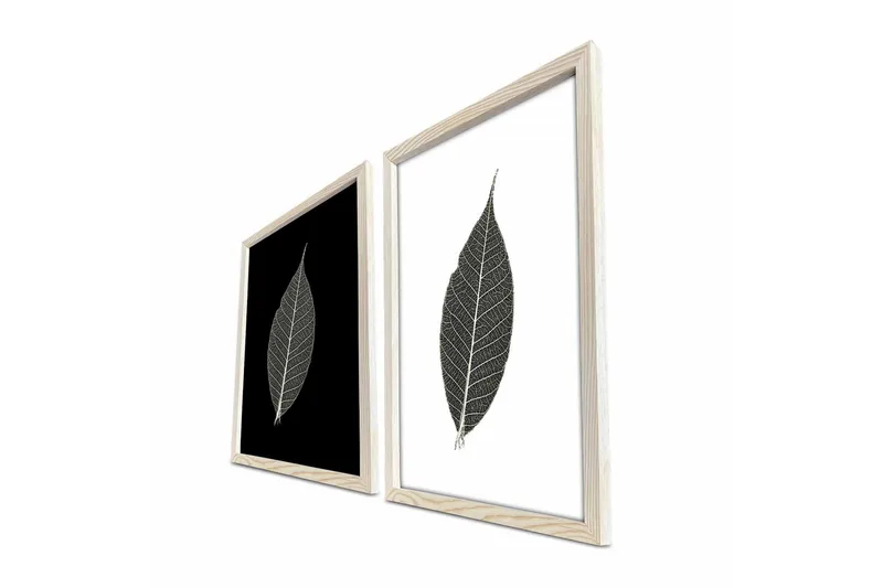 Väggdekor MDF Målning 2 Delar - Inredning & dekor - Tavlor & konst - Canvastavla