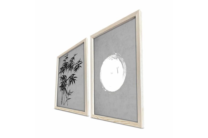 Väggdekor MDF Målning 2 Delar - Inredning & dekor - Tavlor & konst - Canvastavla