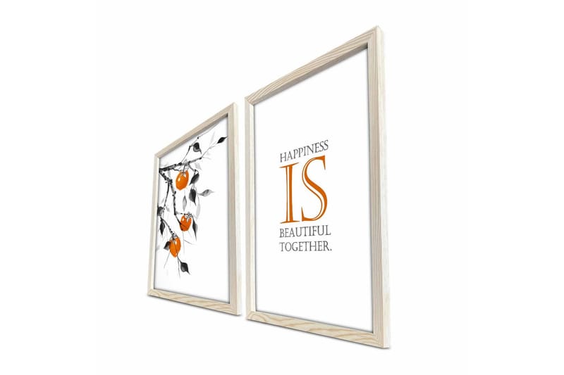 Väggdekor MDF Målning 2 Delar - Inredning & dekor - Tavlor & konst - Canvastavla