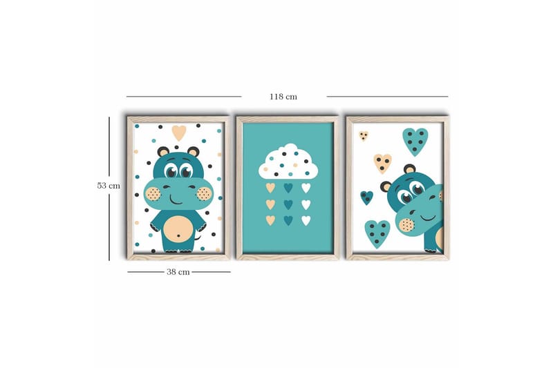 Väggdekor MDF Målning - Inredning & dekor - Tavlor & konst - Canvastavla