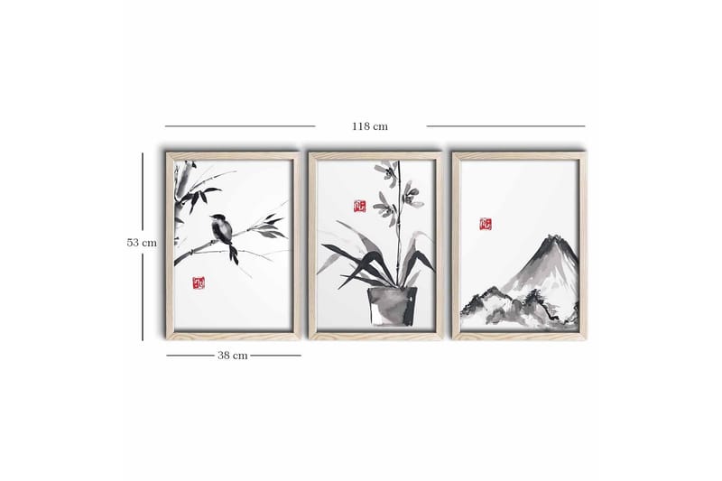 Väggdekor MDF Målning - Inredning & dekor - Tavlor & konst - Canvastavla