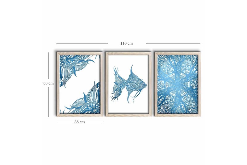 Väggdekor MDF Målning - Inredning & dekor - Tavlor & konst - Canvastavla