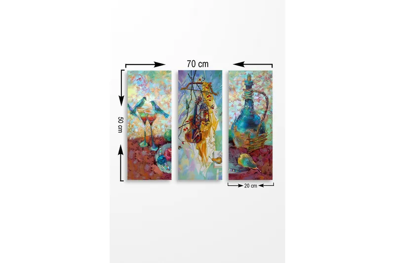 Väggdekor MDF Målning - Inredning & dekor - Tavlor & konst - Canvastavla