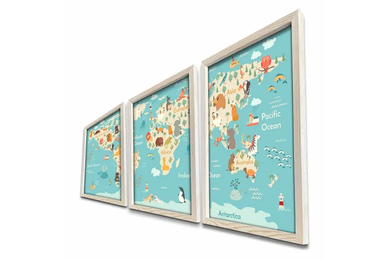 Väggdekor MDF Målning - Inredning & dekor - Tavlor & konst - Canvastavla