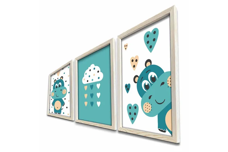 Väggdekor MDF Målning - Inredning & dekor - Tavlor & konst - Canvastavla