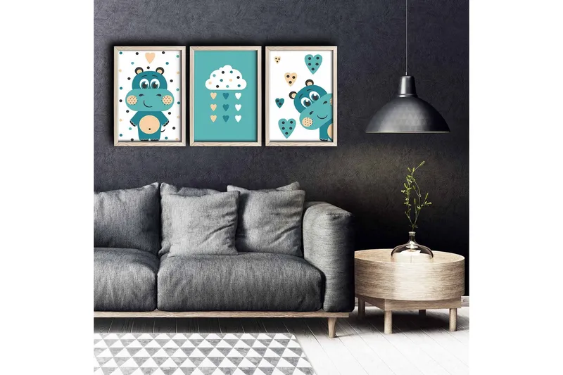 Väggdekor MDF Målning