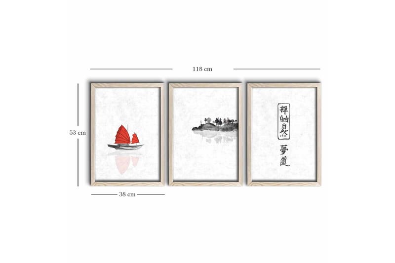 Väggdekor MDF Målning - Inredning & dekor - Tavlor & konst - Canvastavla