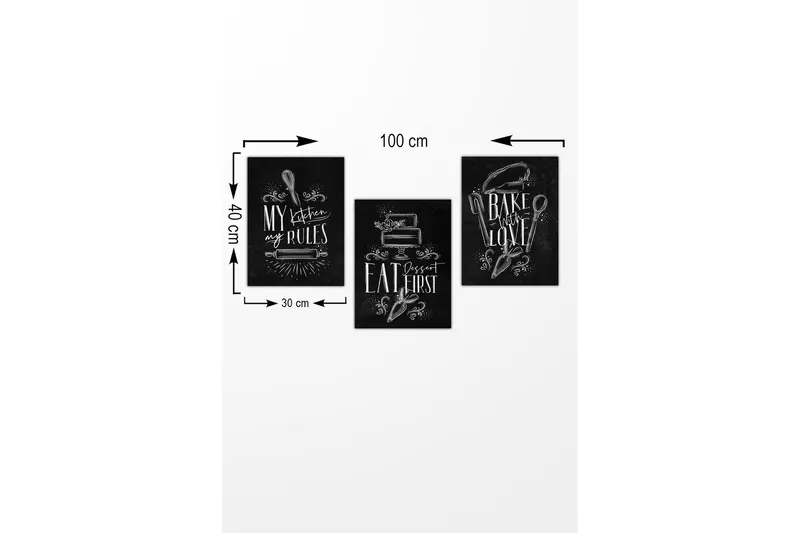 Väggdekor MDF Målning - Inredning & dekor - Tavlor & konst - Canvastavla