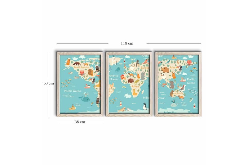 Väggdekor MDF Målning - Inredning & dekor - Tavlor & konst - Canvastavla