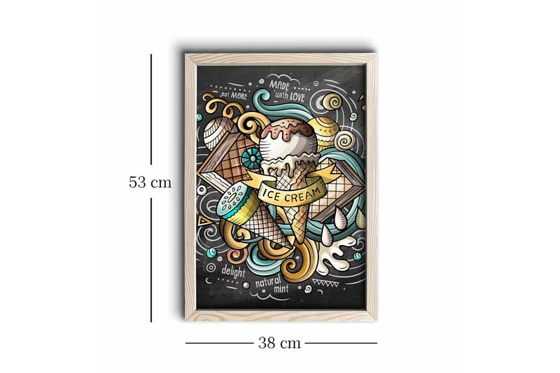 Väggdekor MDF Målning - Inredning & dekor - Tavlor & konst - Canvastavla