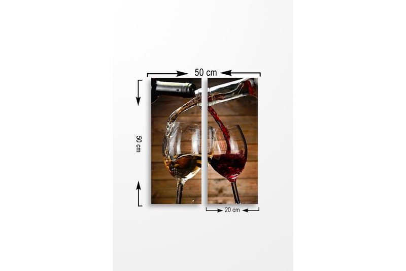 Väggdekor MDF Målning - Inredning & dekor - Tavlor & konst - Canvastavla