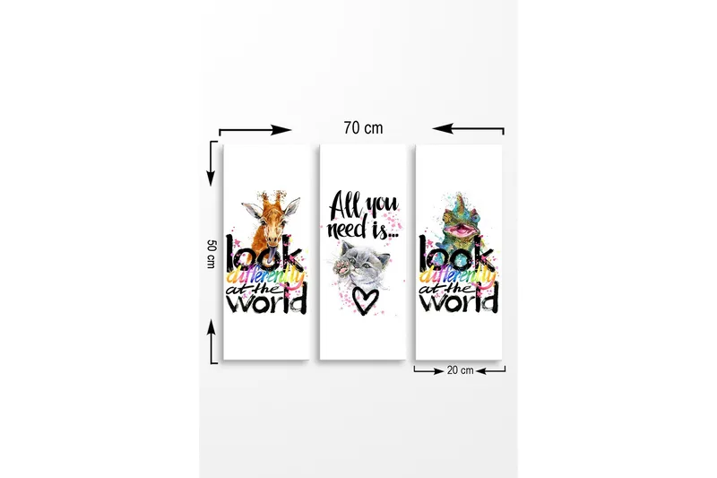 Väggdekor MDF Målning - Inredning & dekor - Tavlor & konst - Canvastavla