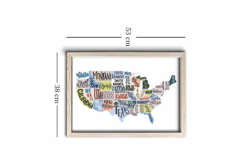 Väggdekor MDF Målning - Inredning & dekor - Tavlor & konst - Canvastavla