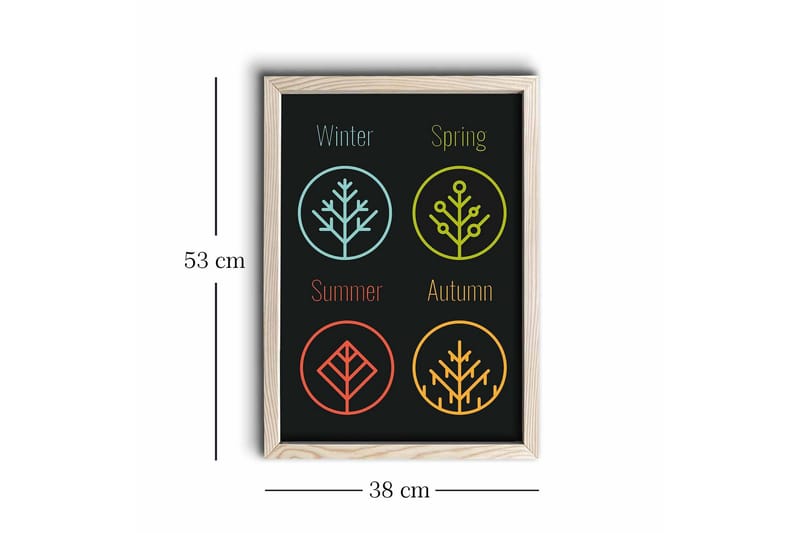 Väggdekor MDF Målning - Inredning & dekor - Tavlor & konst - Canvastavla